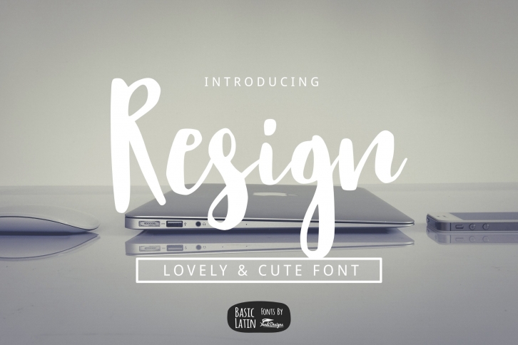 Resign Modern Brush Font Download