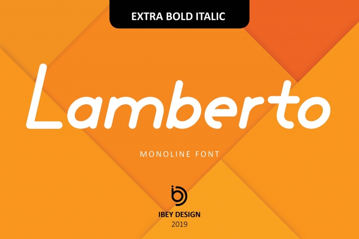 Lamberto Extra Bold Italic Font Download