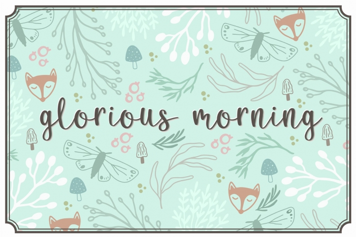 Glorious Morning: A Whimsical Font Download