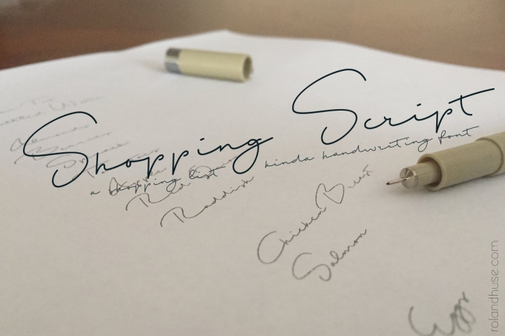 Shopping Script Font Download