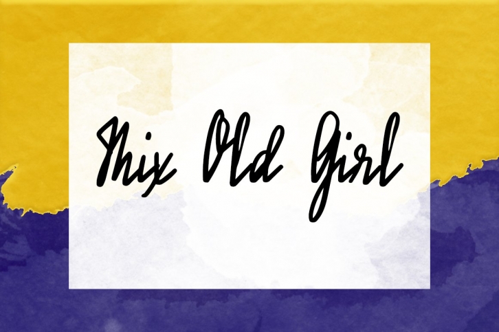Mix Old Girl Font Download