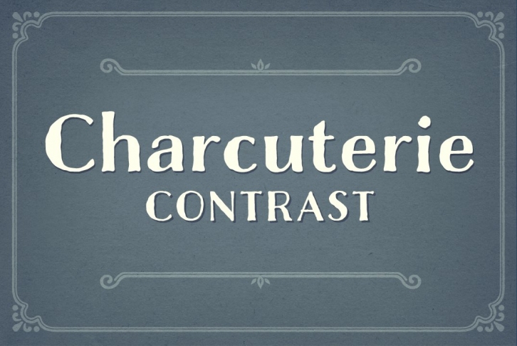 Charcuterie Contrast Font Download