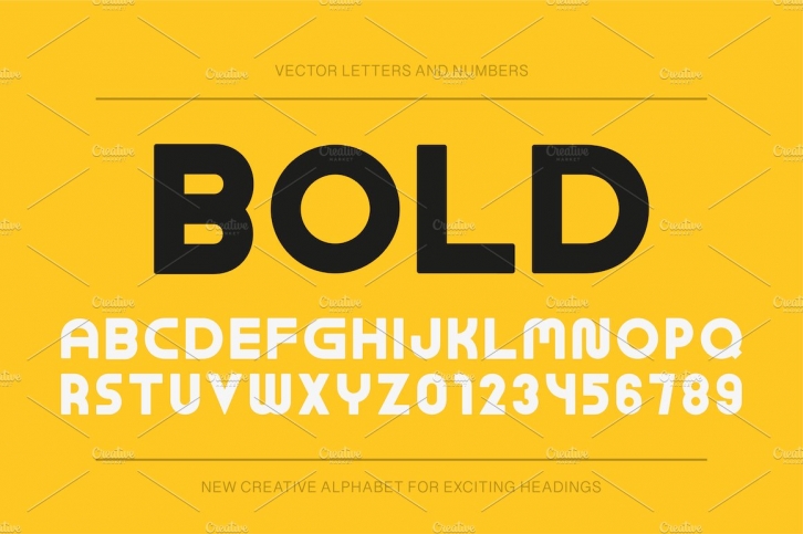 Modern bold english alphabet Font Download