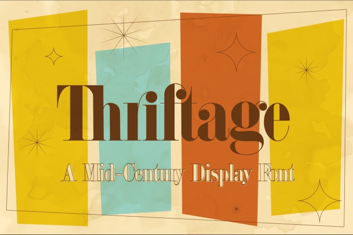 Thriftage + Extras Font Download
