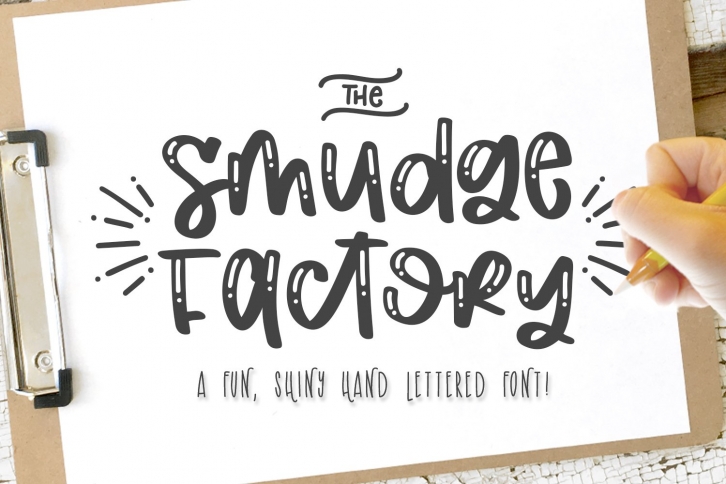 The Smudge Factory Font Download