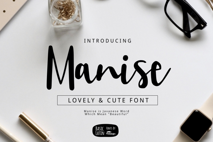 Manise Lovely Script Font Download