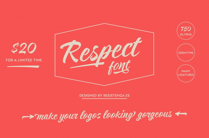 Respect Regular -50% intro offer Font Download