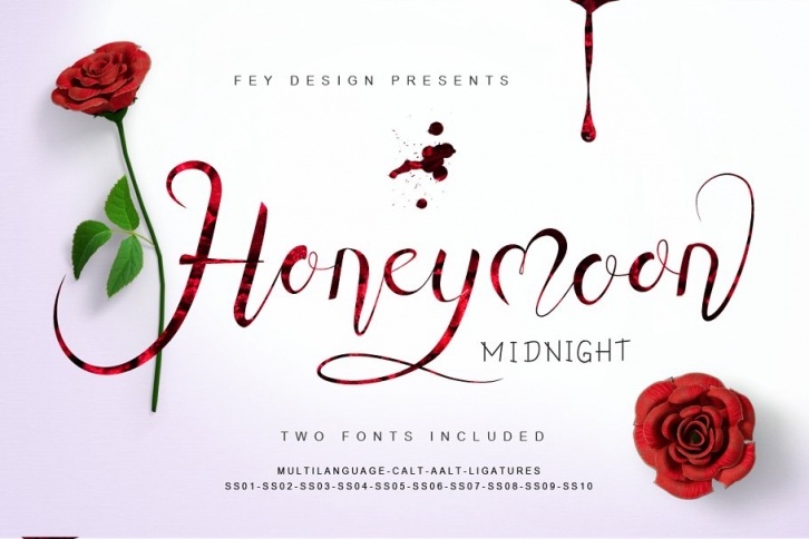 Honey Moon Midnight Font Download