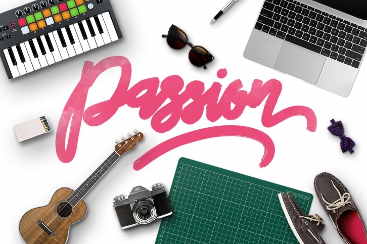 Passion Typeface + Swashes Font Download