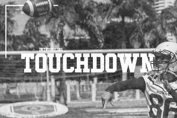 Touchdown Slab Font Download