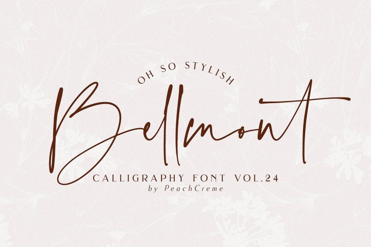 Bellmont// Stylish SALE!!! Font Download