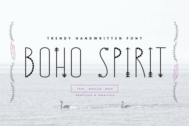 *BOHO SPIRIT* handwritten font+BONUS Font Download