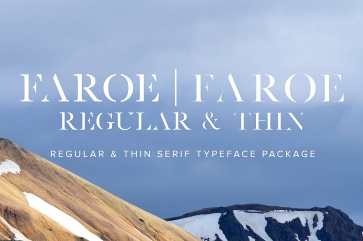 Faroe Package (Regular  Thin) Font Download