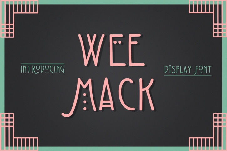 The Wee Mack Display Font Download