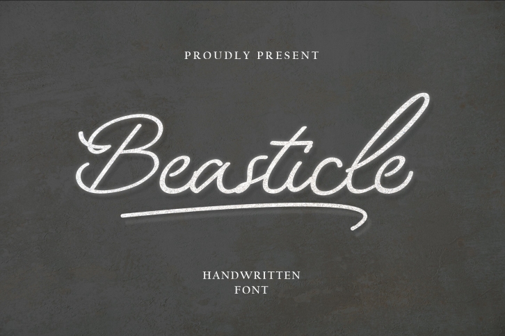 Beasticle Handwritten Font Download