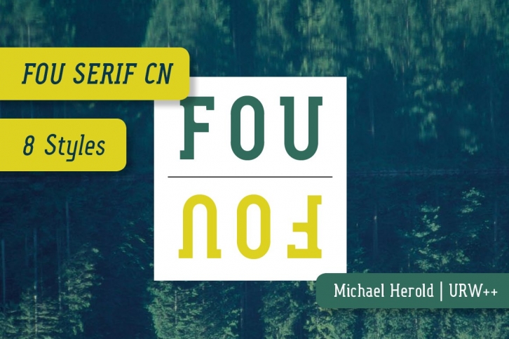 Fou Serif CN Bold Font Download