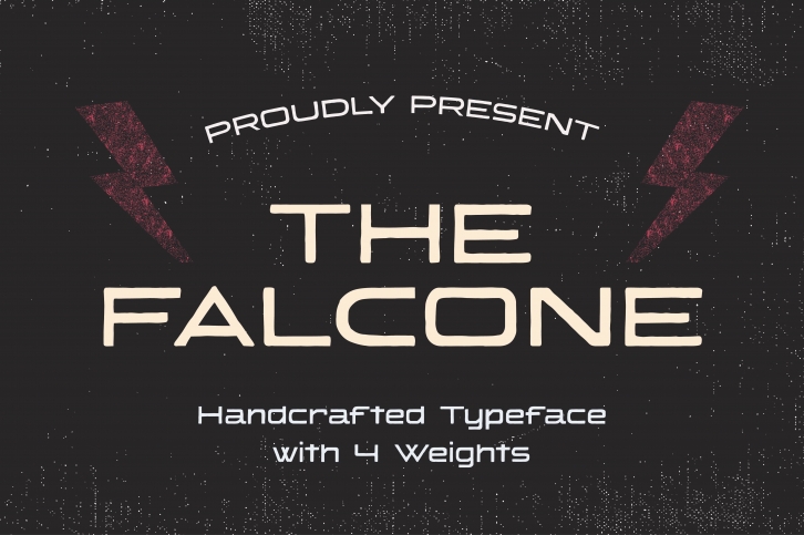 Falcone Handcrafted Typeface Font Download