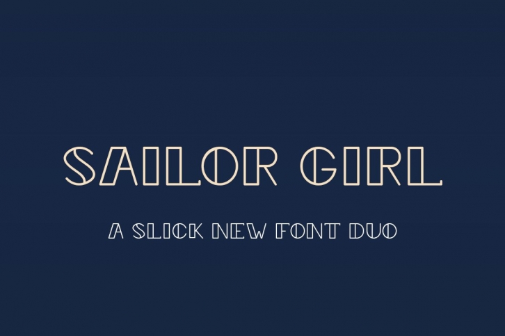 Sailor Girl Duo Font Download