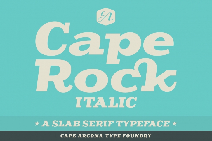 CA Cape Rock Font Download