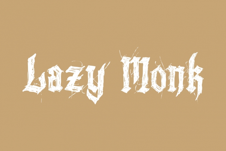 Lazy Monk Font Download