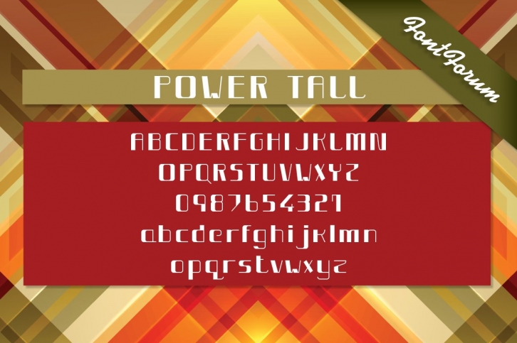 Power Tall Bold Font Download