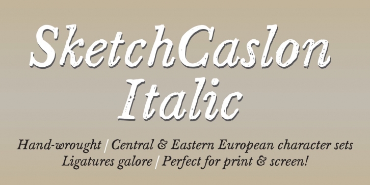 Sketch Caslon Font Download