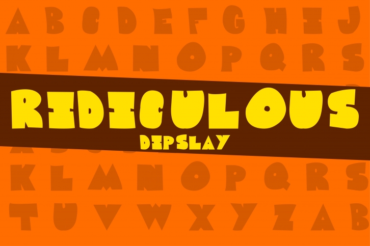 Ridiculous Typeface Font Download