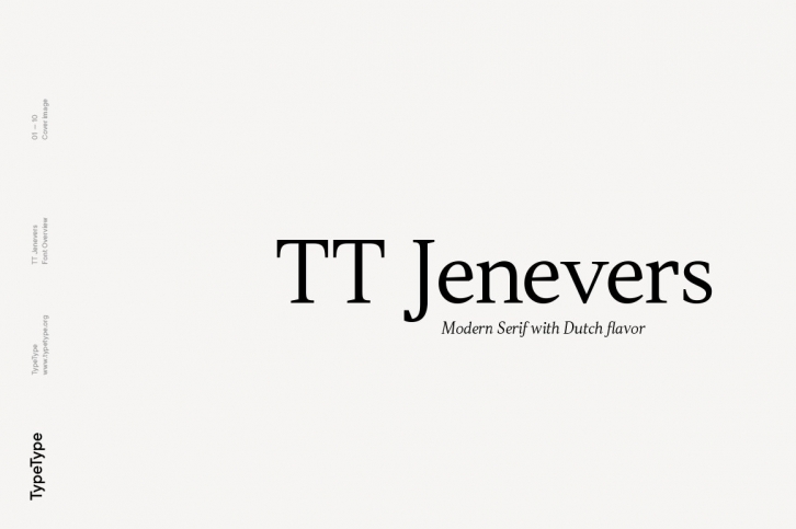 TT Jenevers Font Download