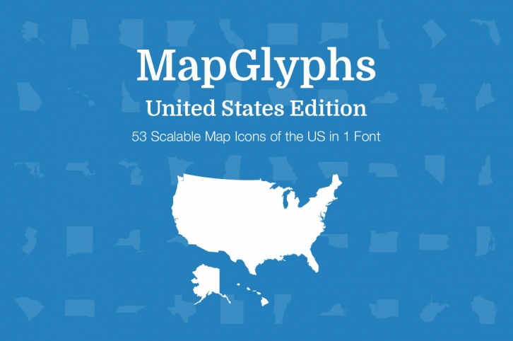 MapGlyphs Font Download