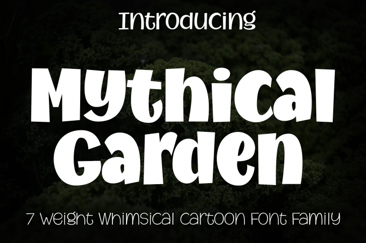 Mythical Garden Family Font Download