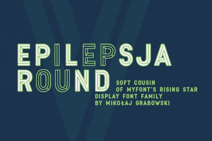 Epilepsja Round type family Font Download