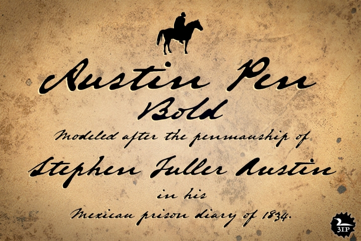 Austin Pen Bold Font Download