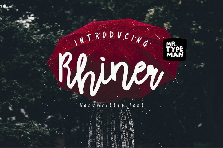 Rhiner Handwritten Script Font Download