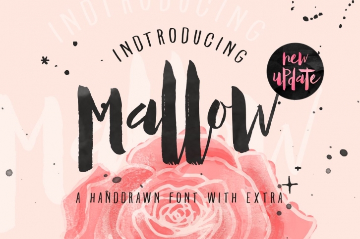 Mallow Typeface  EXTRA Mockup Font Download