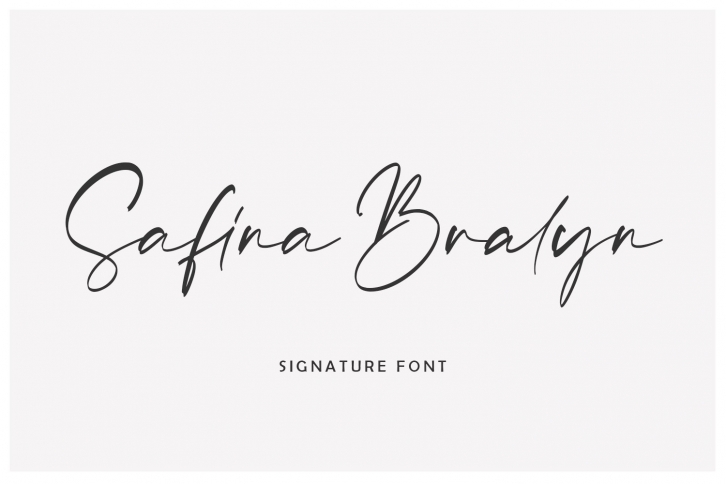 Safina Bralyn Font Download