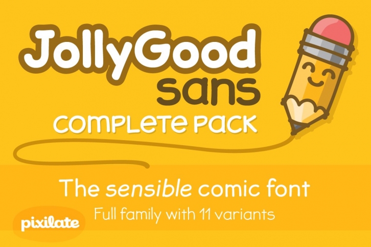 JollyGood Sans Complete Pack Font Download