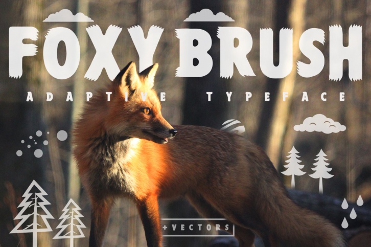 FOXY BRUSH + BONUS Font Download