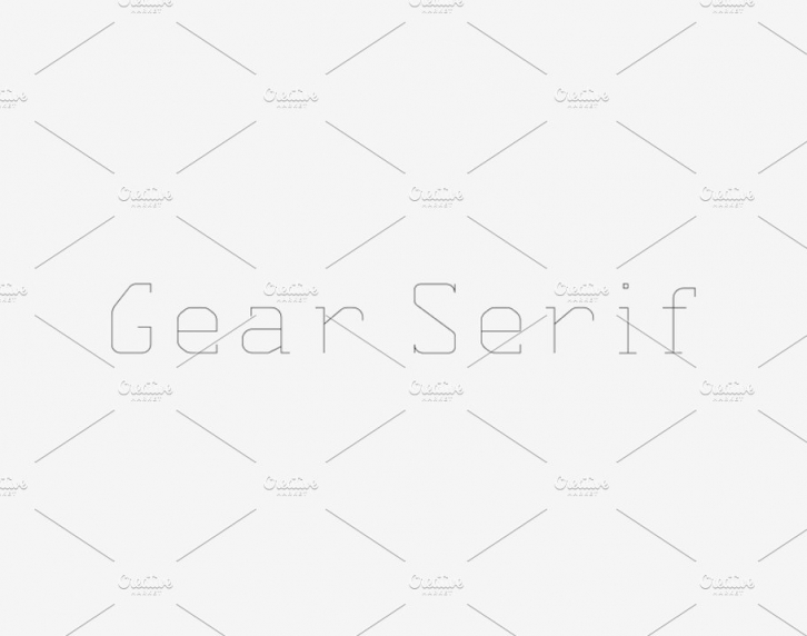 Gear Serif Font Download