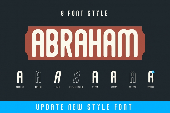 Abraham New Update Font Download