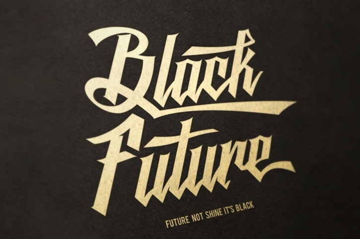 Black Future Typeface Font Download