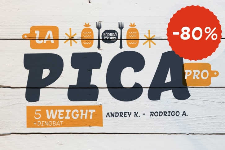 La Pica Pro-80% Font Download