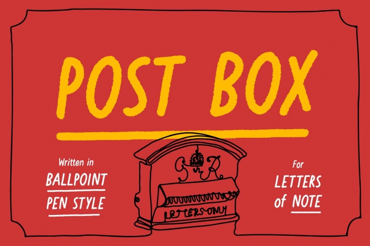 Post Box Font Download