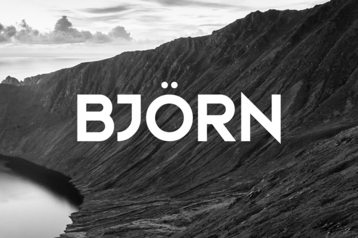 Bjorn Typeface Font Download