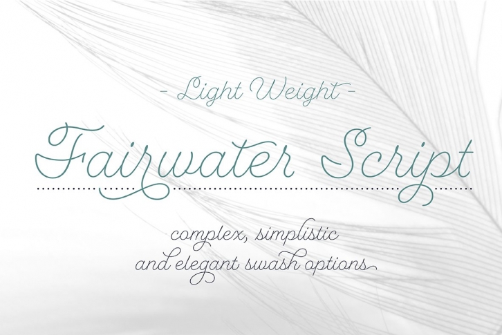 Fairwater Script Light Font Download