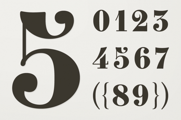 Clement Numbers Font Download