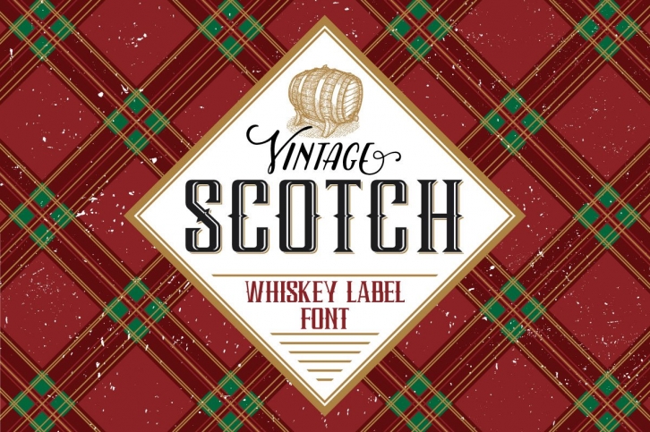 Scotch whiskey label font Font Download