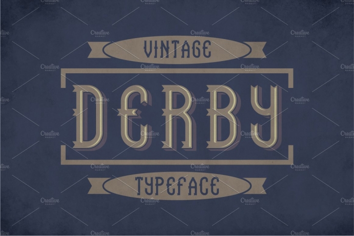 Derby Vintage Label Typeface Font Download