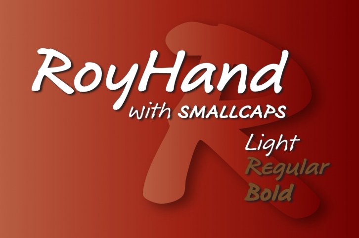 RoyHand Light Font Download