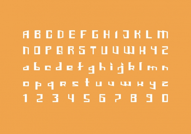 Ephra SP — sharp  bold typeface Font Download