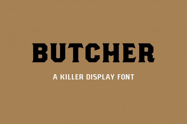 Butcher Font Download